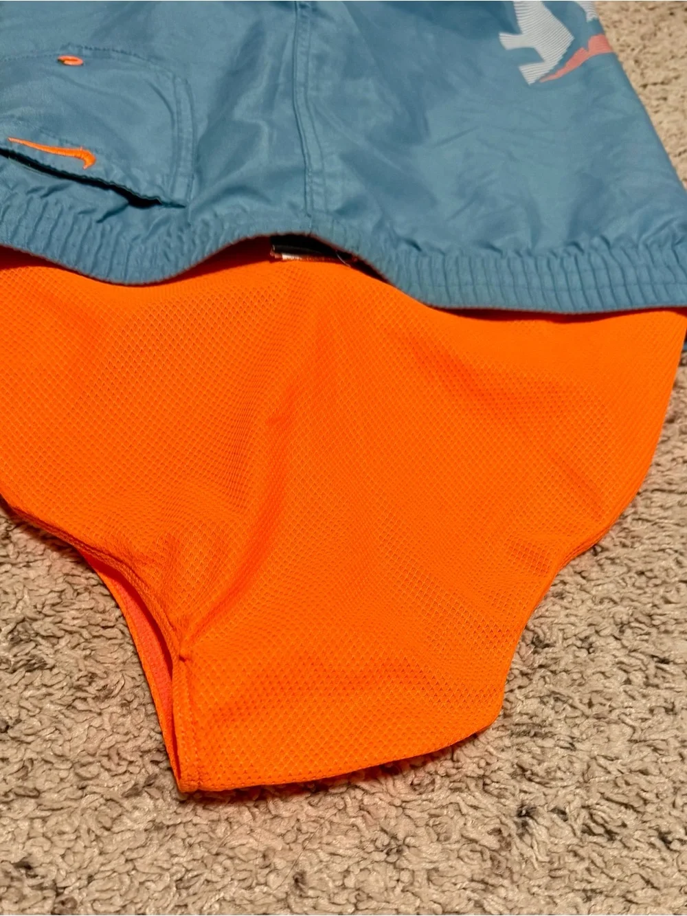 Nike Boys' Light Teal Swim Trunks